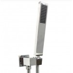 Vog Brushed Nickel Square Handheld Shower Set